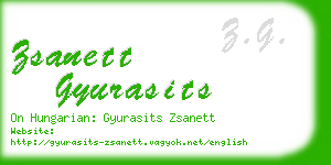 zsanett gyurasits business card